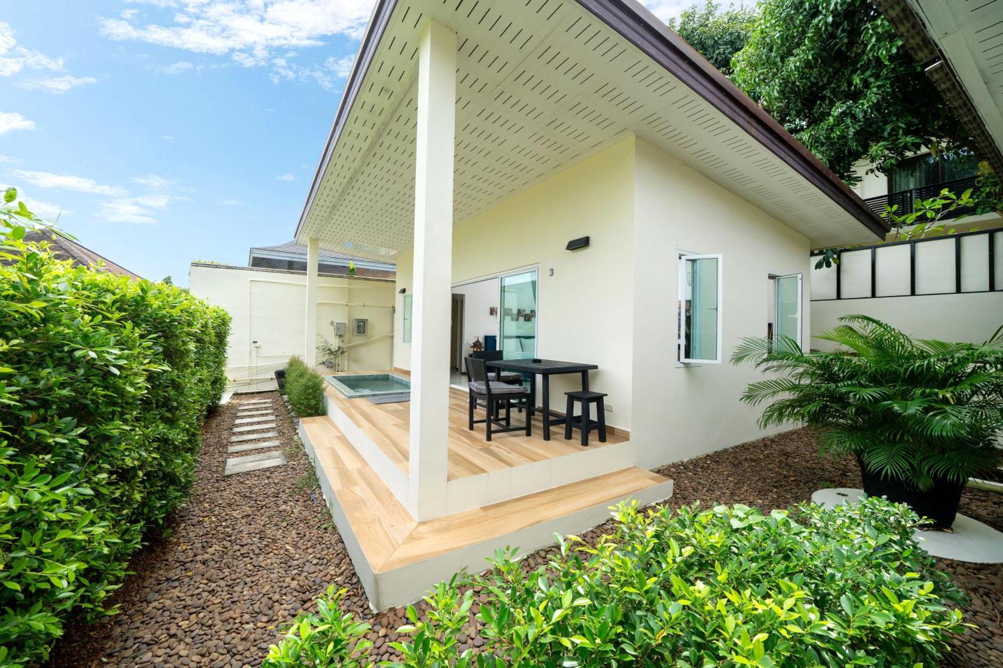 Oxavia Garden Oasis In Nai Harn - Your Private Tropical Garden With 3 Cabins And Jacuzzi Rawai Dış mekan fotoğraf