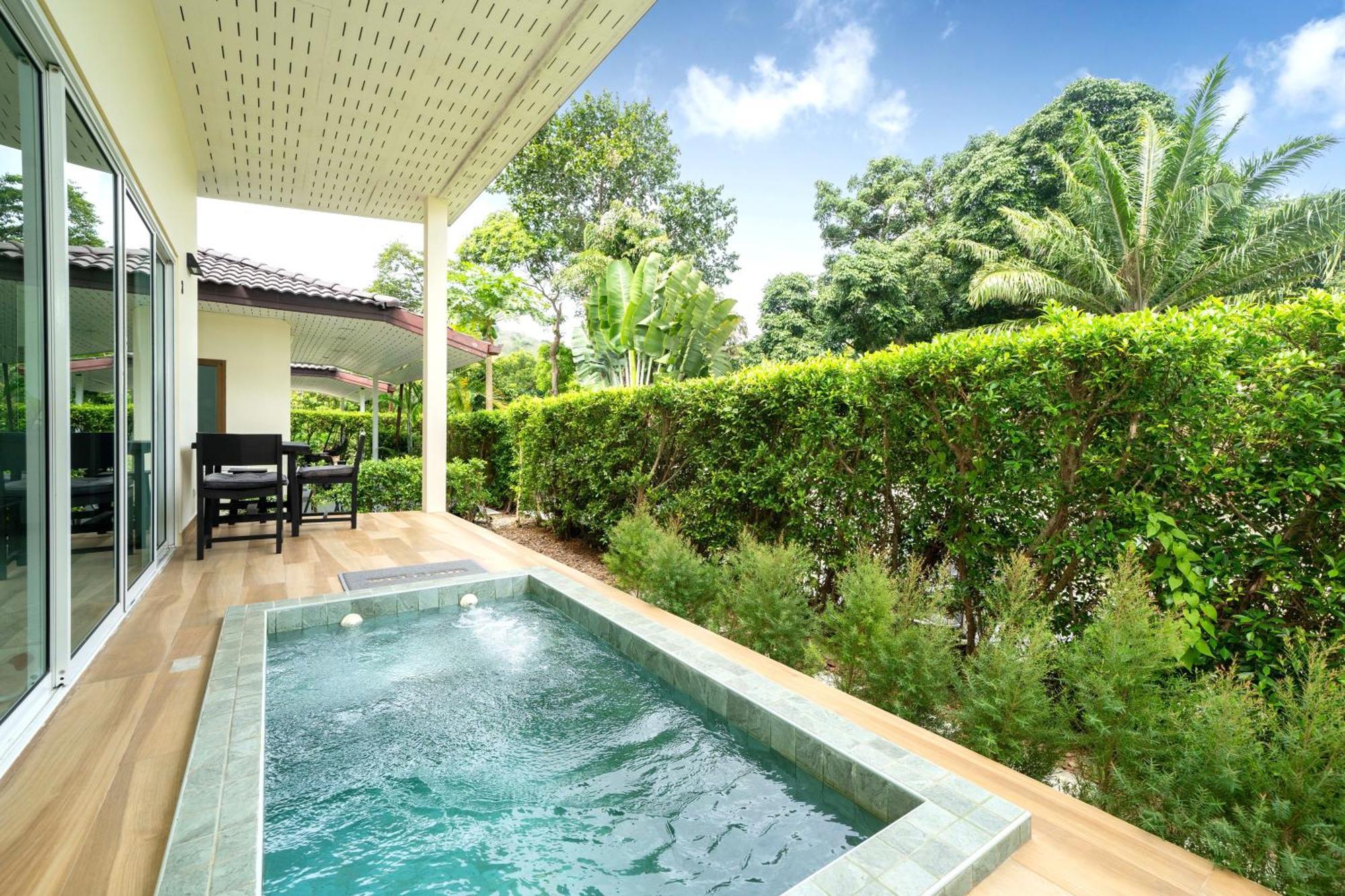 Oxavia Garden Oasis In Nai Harn - Your Private Tropical Garden With 3 Cabins And Jacuzzi Rawai Dış mekan fotoğraf