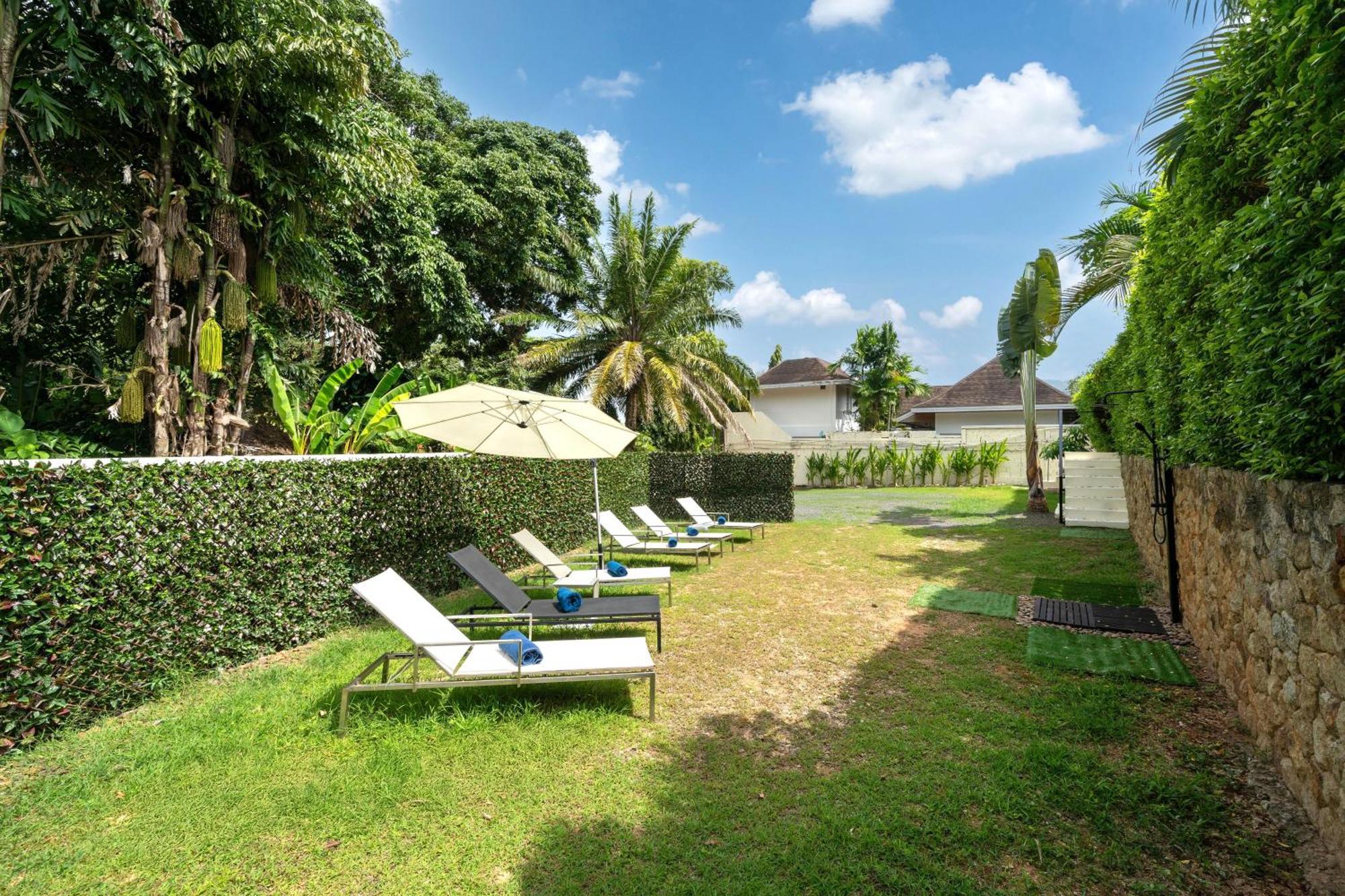 Oxavia Garden Oasis In Nai Harn - Your Private Tropical Garden With 3 Cabins And Jacuzzi Rawai Dış mekan fotoğraf