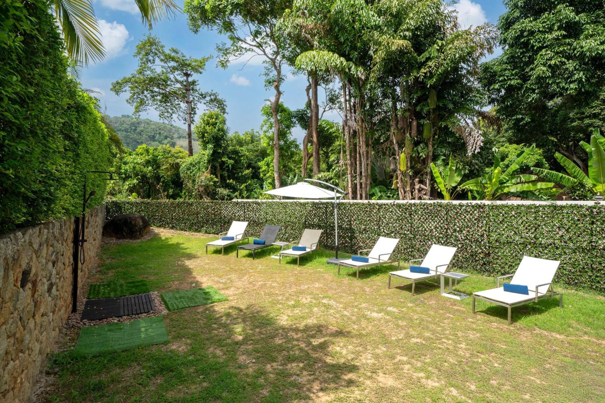 Oxavia Garden Oasis In Nai Harn - Your Private Tropical Garden With 3 Cabins And Jacuzzi Rawai Dış mekan fotoğraf